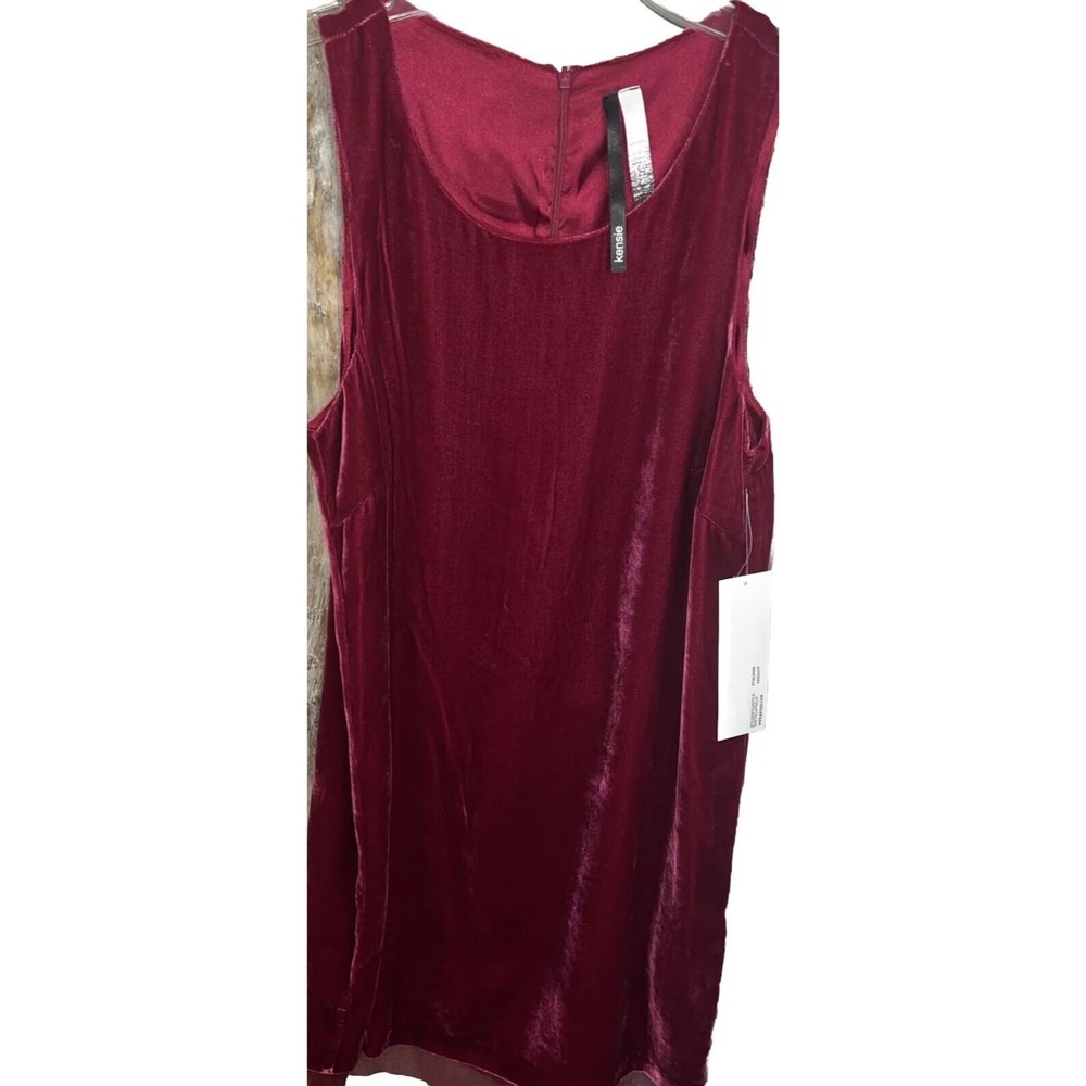 Kensie Dress Velvet Pink Size XS New With Tags‎ Bottom Lace MSRP$120 Valentine